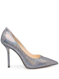 Jimmy Choo Love 100mm holographic-effect Pump at Farfetch